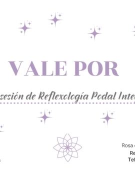 Tarjeta Regalo - Sesión de Reflexología