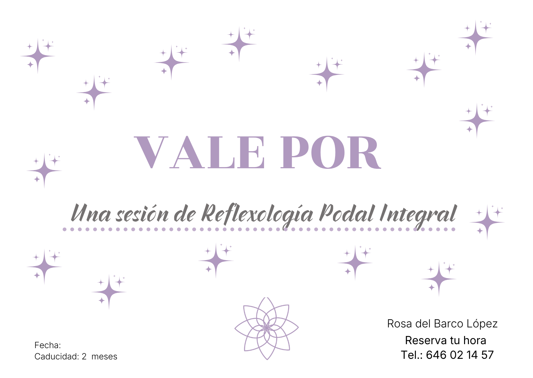 Tarjeta Regalo - Sesión de Reflexología
